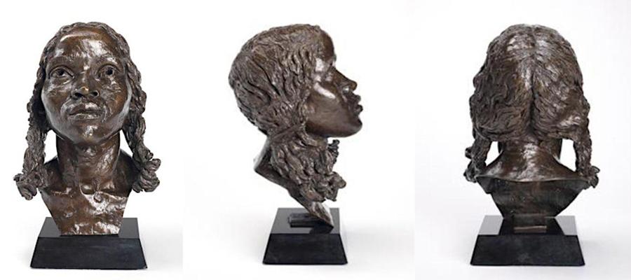 First Portrait of Roma of Barbados (detail), ca. 1932, bronze