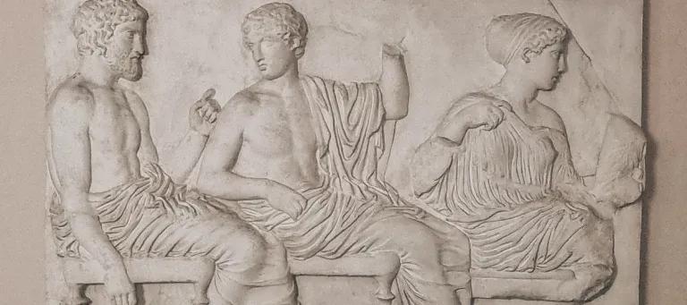 Picture of plaster frieze