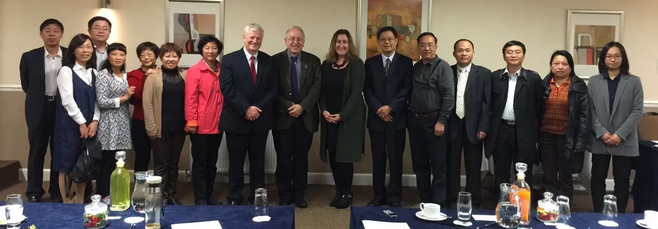 Attendees at the event