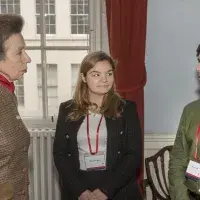 HCA Chancellor meets arch students