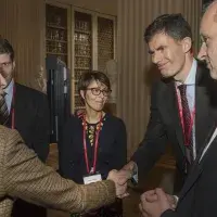HCA Chancellor meets history staff