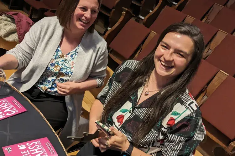 HCA People of CAHSS Awards - Claire and Caroline