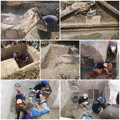 HCA Images from the excavation of the tomb