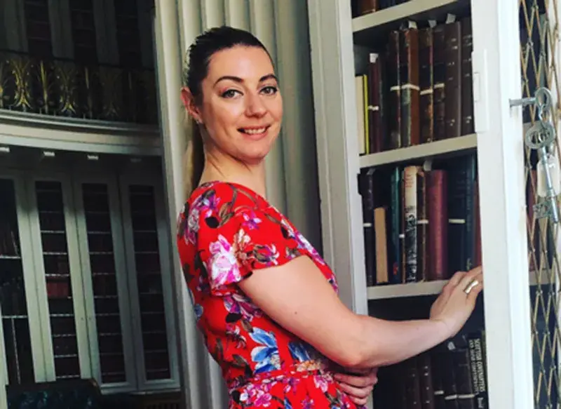 HCA Sarah Moxey in the Signet Library