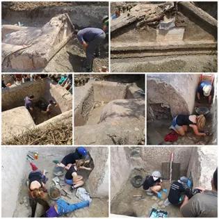 HCA Images from the excavation of the tomb