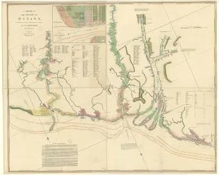 A chart of the coast of Guyana comprehending the colonies of Berbice, Demeray and Essequibo by Captain Thomas Walker, 1st October 1801