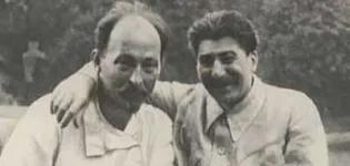 Dzerzhinsky with Stalin in 1926. 