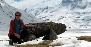 Professor Midgley in the Pyrenees