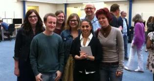 Archaeology student, winner of 3 minute thesis competition