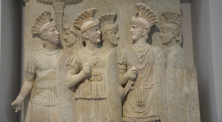 Praetorian Guards in trimphal arch Rome 50Ad
